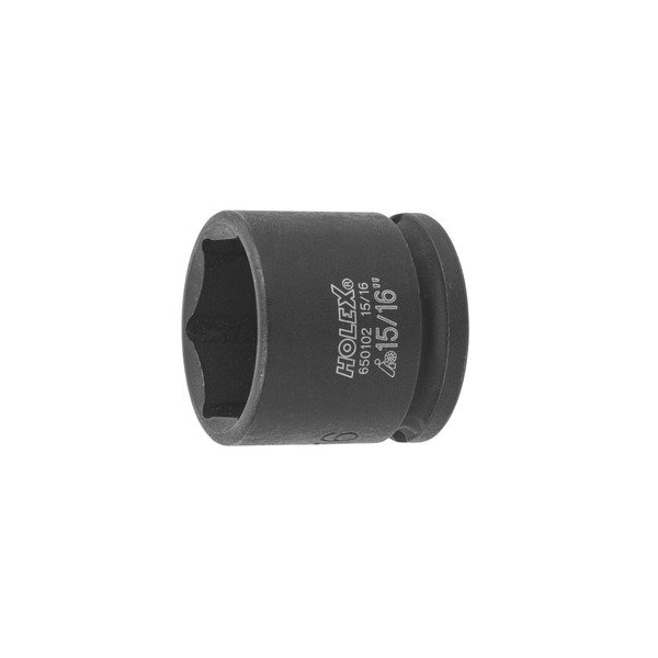Holex Impact Socket, 3/8 inch Drive, 6 pt, 15/16 inch 650102 15/16 - main